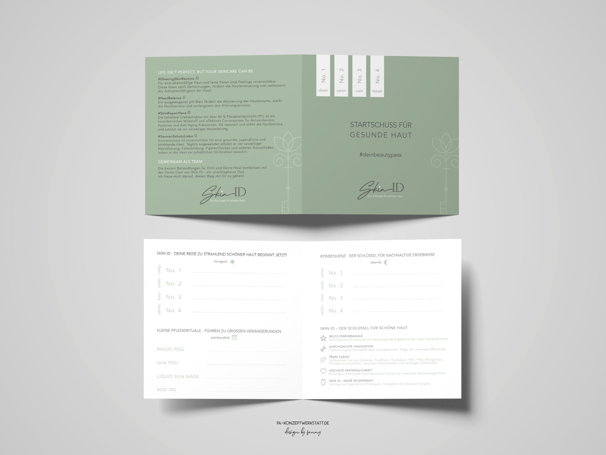 Craft paper envelope with a4 document mockup