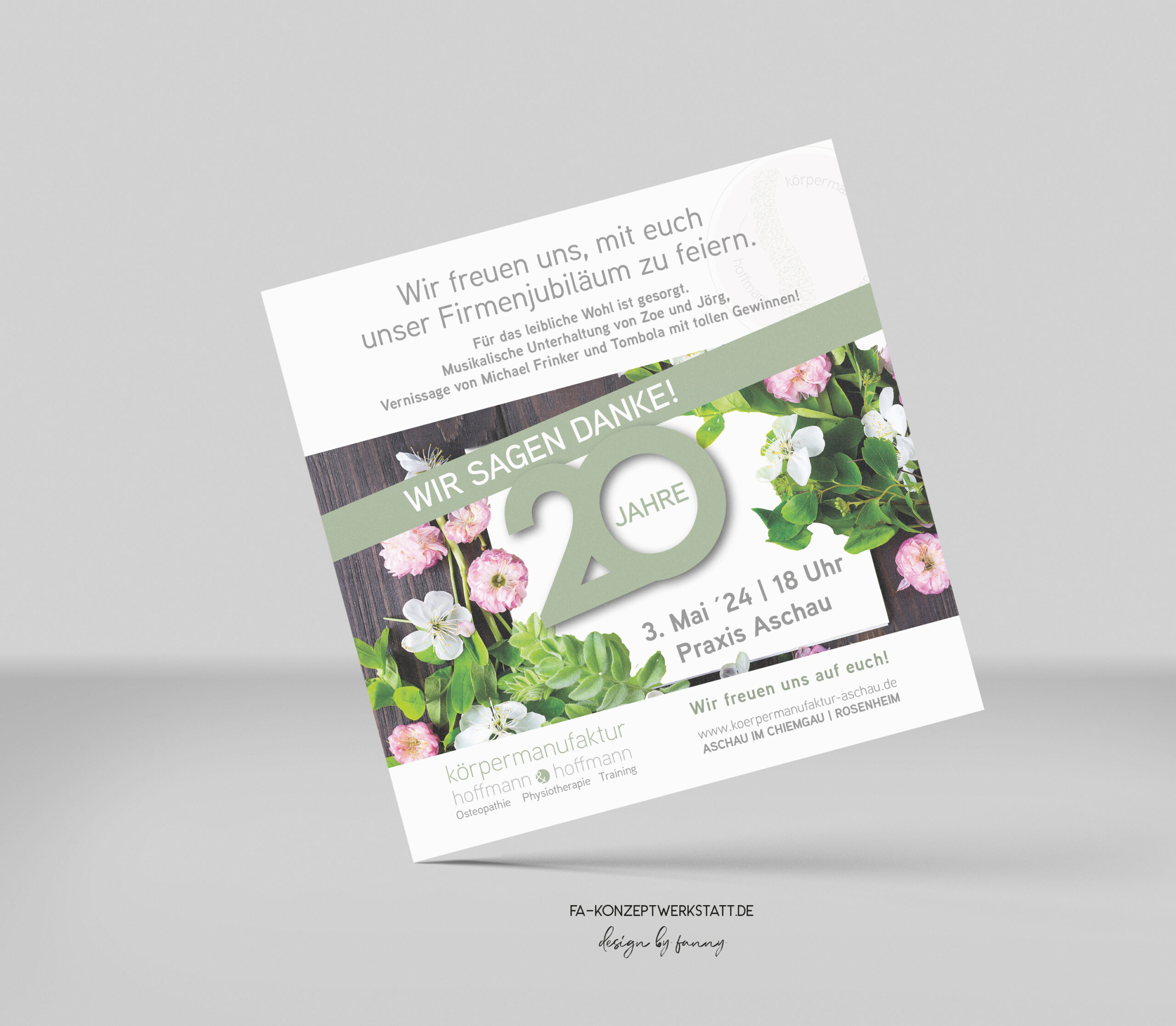 Square Flyer, Greeting Card, Invitation Mockup